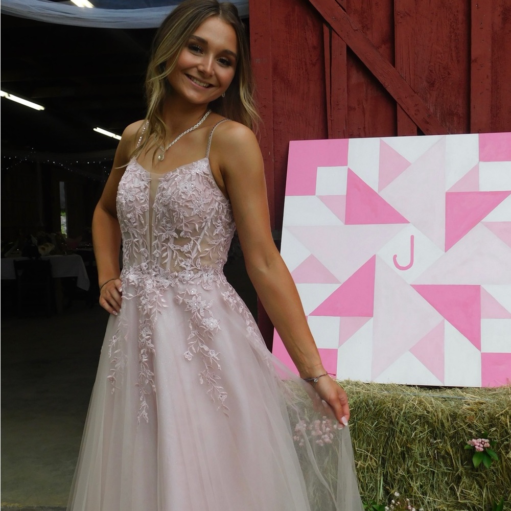 Light Pink Prom/Sweet 16 Gown - Picture 5 of 6